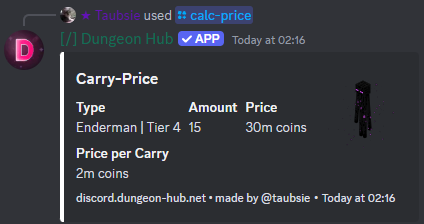 Example response of /calc-price with a Bulk Price Example response of /calc-price with a Bulk Price